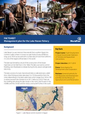 Management plan for the Lake Nasser fishery