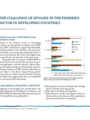 The challenge of HIV/AIDS in the fisheries sector in developing countries