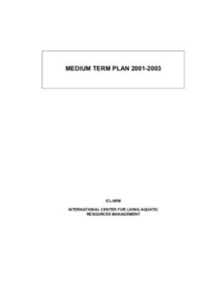 Medium term plan 2001 - 2003