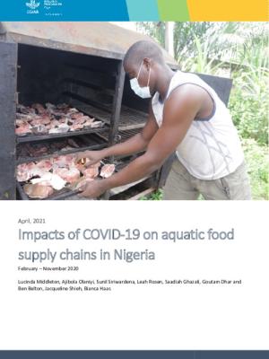 Impacts of COVID-19 on aquatic food supply chains in Nigeria  February – November 2020