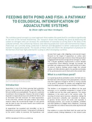 Feeding both pond and fish: A pathway to ecological intensification of aquaculture systems