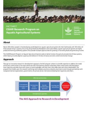 CGIAR Research Program on Aquatic and Agricultural Systems