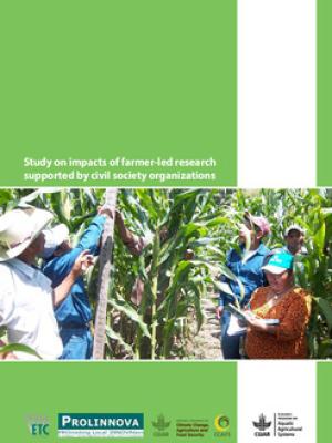 Study on impacts of farmer-led research supported by civil society organizations