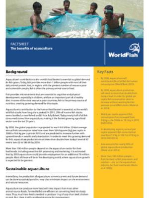 The benefits of aquaculture