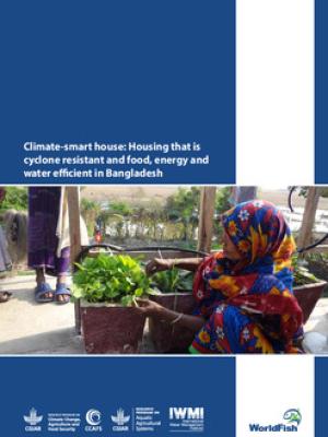 Climate-smart house: Housing that is cyclone resistant and food, energy and water efficient in Bangladesh