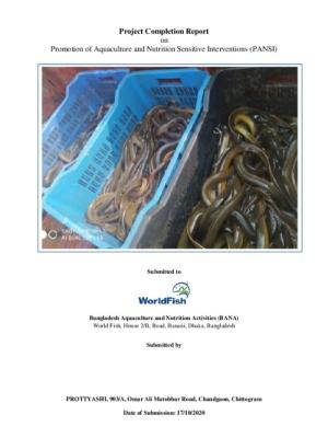 Project Completion Report on Promotion of Aquaculture and Nutrition Sensitive Interventions (PANSI)