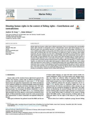 Situating human rights in the context of fishing rights: Contributions and contradictions