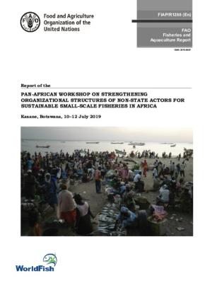 Report of the Pan-African workshop on strengthening organizational structures of non-state actors for sustainable small-scale fisheries in Africa
