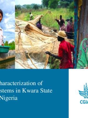 Baseline characterization of aquaculture systems in Kwara State Nigeria