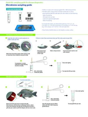 Quick fish sampling guide for disease diagnostics - Microbiome sampling guide