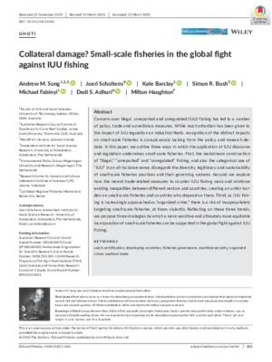 Collateral damage? Small-scale fisheries in the global fight against IUU fishing