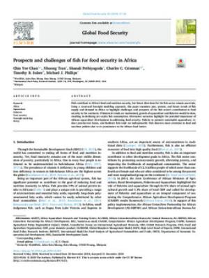 Prospects and challenges of fish for food security in Africa