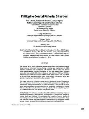 Philippine coastal fisheries situation