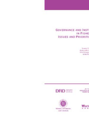 Governance and institutional changes in fisheries : issues and priorities for research