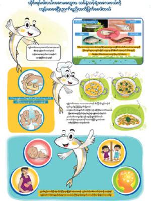 Small fish make you and your child smart and healthy (Burmese version)