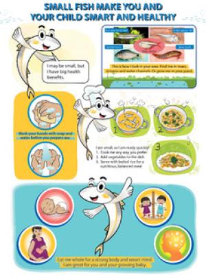 Small fish make you and your child smart and healthy