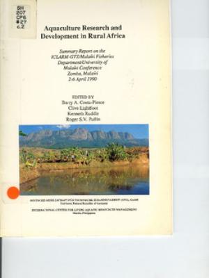 Aquaculture research and development in rural Africa: summary report