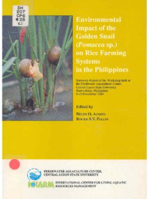 Environmental impact of the golden snail (Pomacea sp.) on rice farming systems in the Philippines