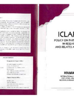 ICLARM policy on partnerships in research and related activities