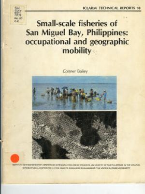 Small-scale fisheries of San Miguel Bay, Philippines: occupational and geographic mobility