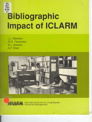 Bibliographic impact of ICLARM