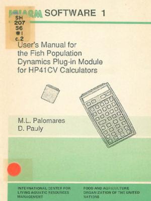 User's manual for the fish population dynamics plug-in module for HPC41CV calculators