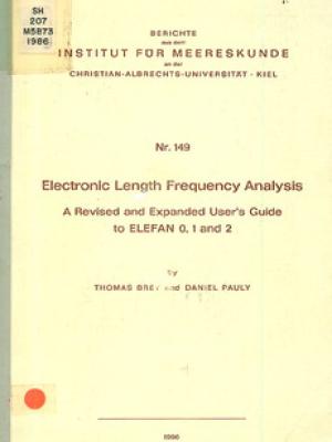 Electronic length frequency analysis: a revised and expanded user's guide to ELEFAN 0, 1 and 2