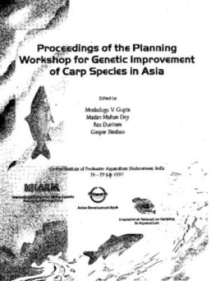 Proceedings of the collaborative research and training on genetic improvement of carp species in Asia