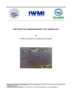 Analysis of the Cambodian bagnet ("dai") fishery data