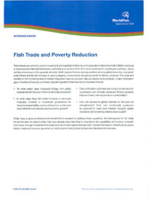 Fish trade and poverty reduction