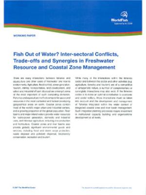 Fish out of water? Inter-sectoral conflicts, trade-offs and synergies in freshwater resource and coastal zone management