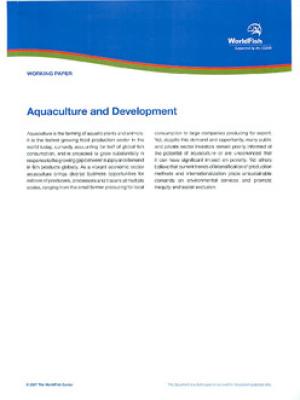 Aquaculture and development