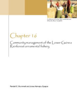 Community management of the Lower Guinea Rainforest ornamental fishery