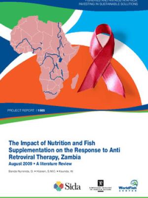 Impact of nutrition and fish supplementation on the response to anti retroviral therapy, Zambia: a literature review