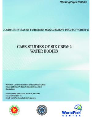 Case studies of six CBFM-2 water bodies