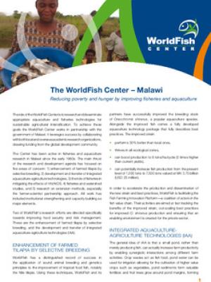 The WorldFish Center: Malawi