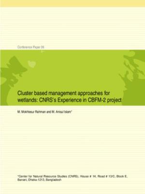 Cluster based management approaches for wetlands: CNRS's experience in the CBFM-2 project