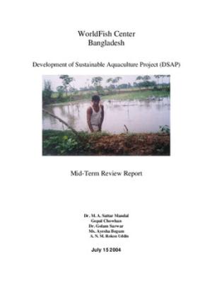 Development of sustainable aquaculture project (DSAP): mid-term review report