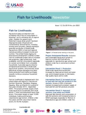 Fish for Livelihoods Newsletter (Oct 2019 to June 2020)