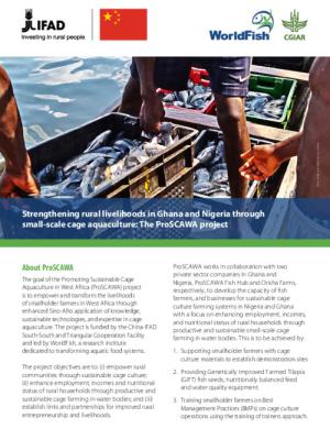 Strengthening rural livelihoods in Ghana and Nigeria through small-scale cage aquaculture: The ProSCAWA project