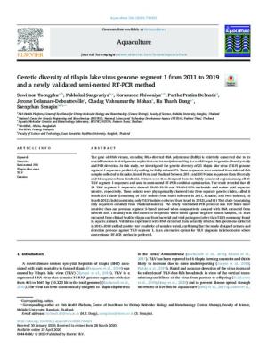 Genetic diversity of tilapia lake virus genome segment 1 from 2011 to 2019 and a newly validated semi-nested RT-PCR method