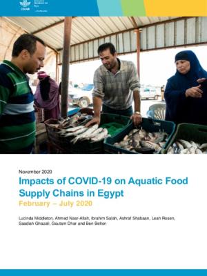 Impacts of COVID-19 on Aquatic Food Supply Chains in Egypt February – July 2020