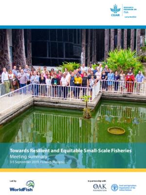 Towards Resilient and Equitable Small-Scale Fisheries. Meeting Summary, 3-5 September 2019, Penang, Malaysia.