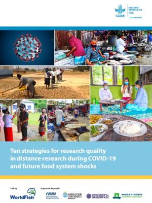 Ten strategies for research quality in distance research during COVID-19 and future food system shocks