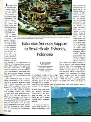 Extension services support to small-scale fisheries, Indonesia
