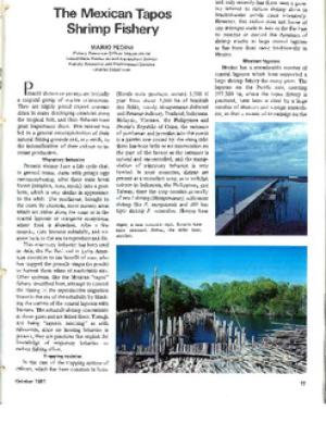 The Mexican tapos shrimp fishery
