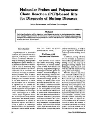 Molecular probes and polymerase chain reaction (PCR) -based kits for diagnosis of shrimp diseases