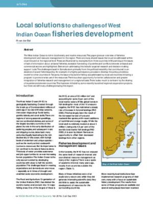 Local solutions to challenges of West Indian Ocean fisheries development