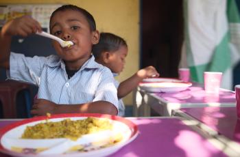 Fish in school meals program india 