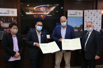 WorldFish inks Memorandum of Understanding with Universiti Malaysia Terengganu. Photo by Sean Lee Kuan Shern